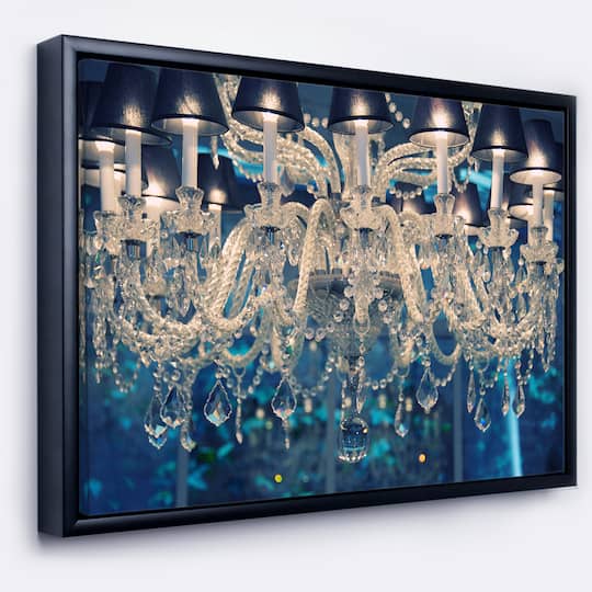 Designart - Blue Vintage Crystal Chandelier